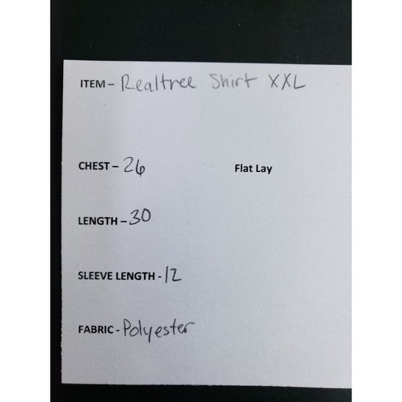 Realtree Vented Shirt Men's Size XXL Gray Short Sleeve - Picture 7 of 7